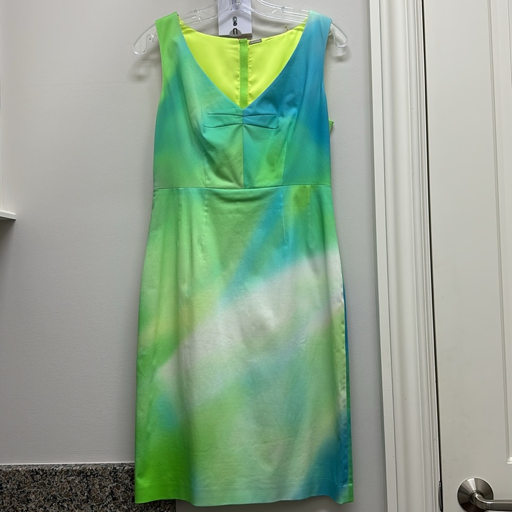 Elie Tahari stretch cotton dress